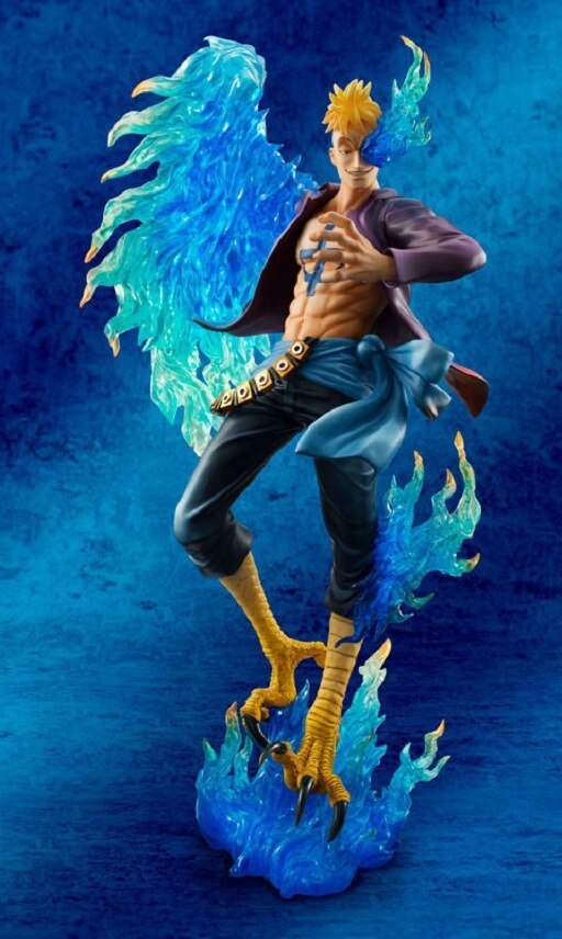 One Piece Whitebeard Pirate's Marco The Phoenix PVC Action Figure Toy-xinru