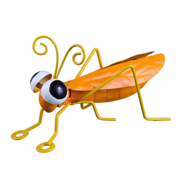 Wrought Iron Insect Garden D鑼卌or Courtyard Decoration Simulation Ornaments-xinru