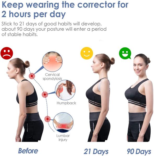 Unisex Smart Posture Corrector Adjustable Back Supporter-xinru