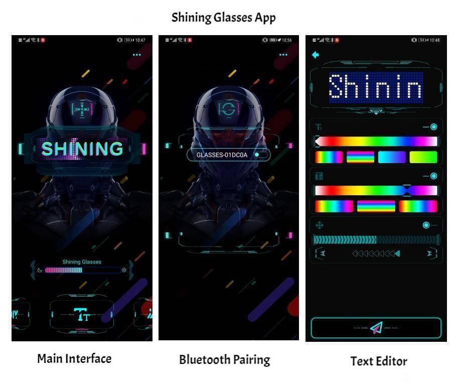 Neon LED Light Up Glasses Cyberpunk Goggles Celebration Party Events-xinru