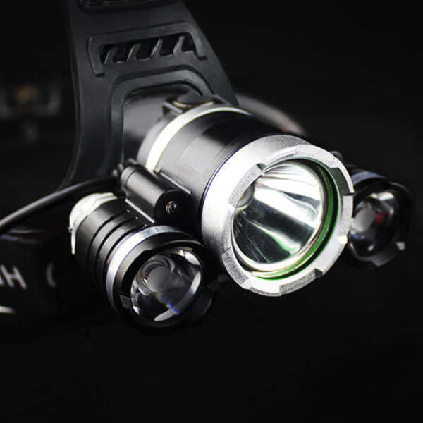 HLX3 High Power 4-Mode LED Waterproof Headlamp Kit Stealth Angel Survival-xinru
