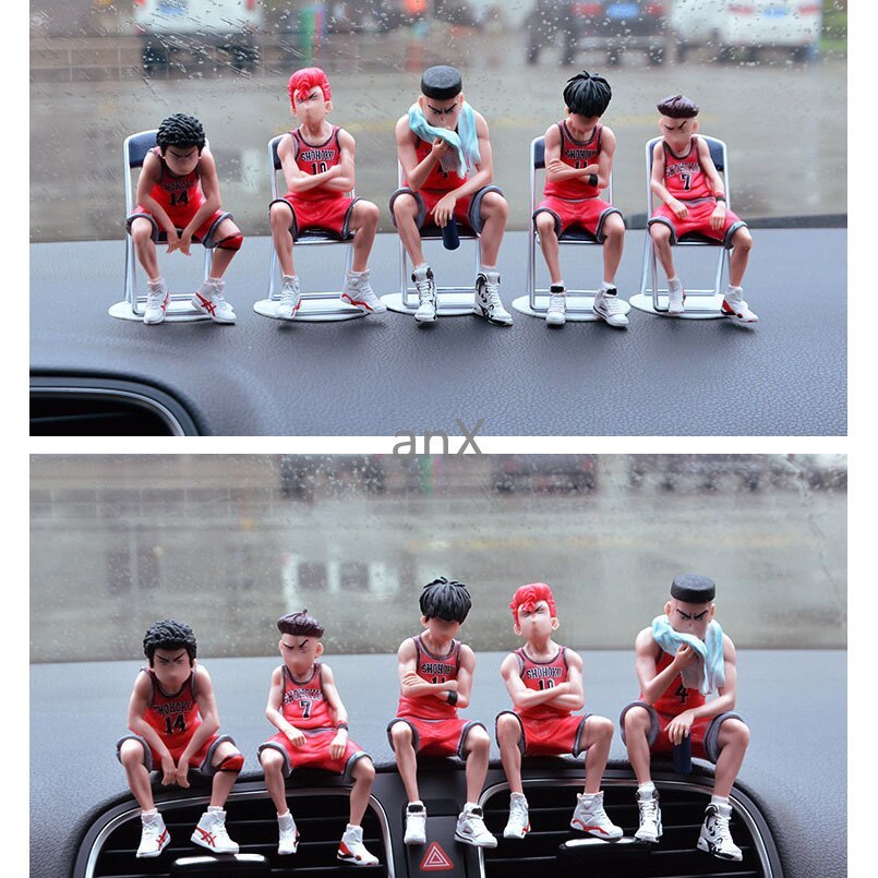 Anime Figure SLAM DUNK Sakuragi Hanamichi PVC Action Figures 5pcs-xinru