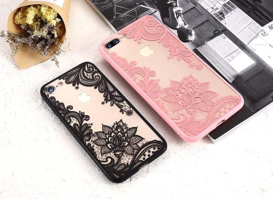 Luxury Lace Flower Case-xinru