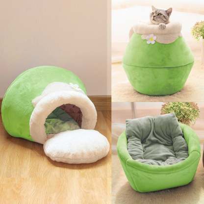 Heated cat bed body pillow-xinru shop