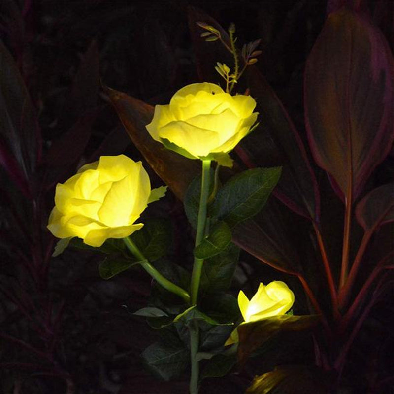 Artificial Rose Solar Outdoor Garden Light-xinru