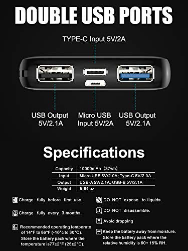 5V 10000mAh Battery Pack-xinru shop