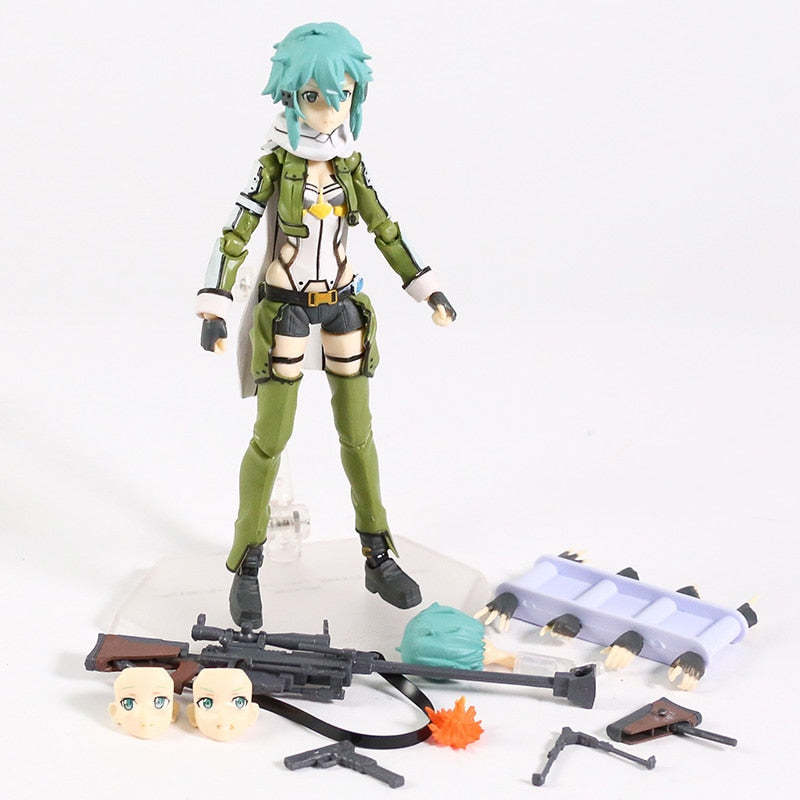 Anime Figma 248 Sword Art Online SAO Kirito GGO Ver. PVC Action Figure-xinru