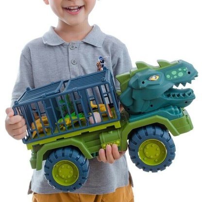 Kids Large Dinosaur Transport Truck Carrier Excavator-xinru