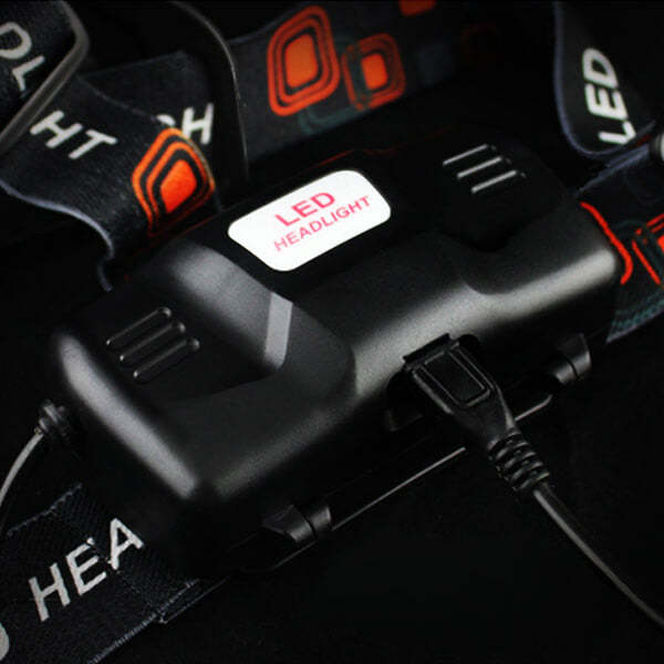 HLX3 High Power 4-Mode LED Waterproof Headlamp Kit Stealth Angel Survival-xinru