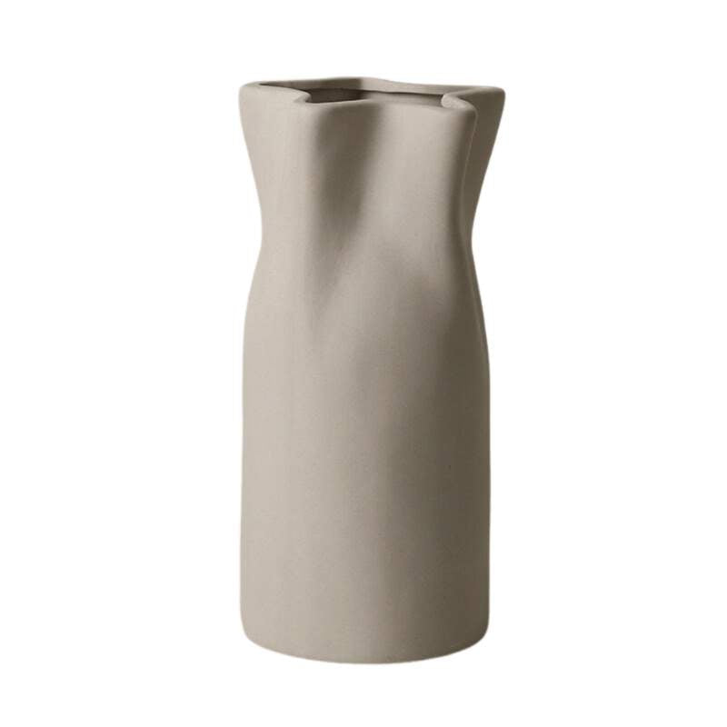 Ceramic Vase Creative Art Dried Flower Plain Floral Arrangement-xinru
