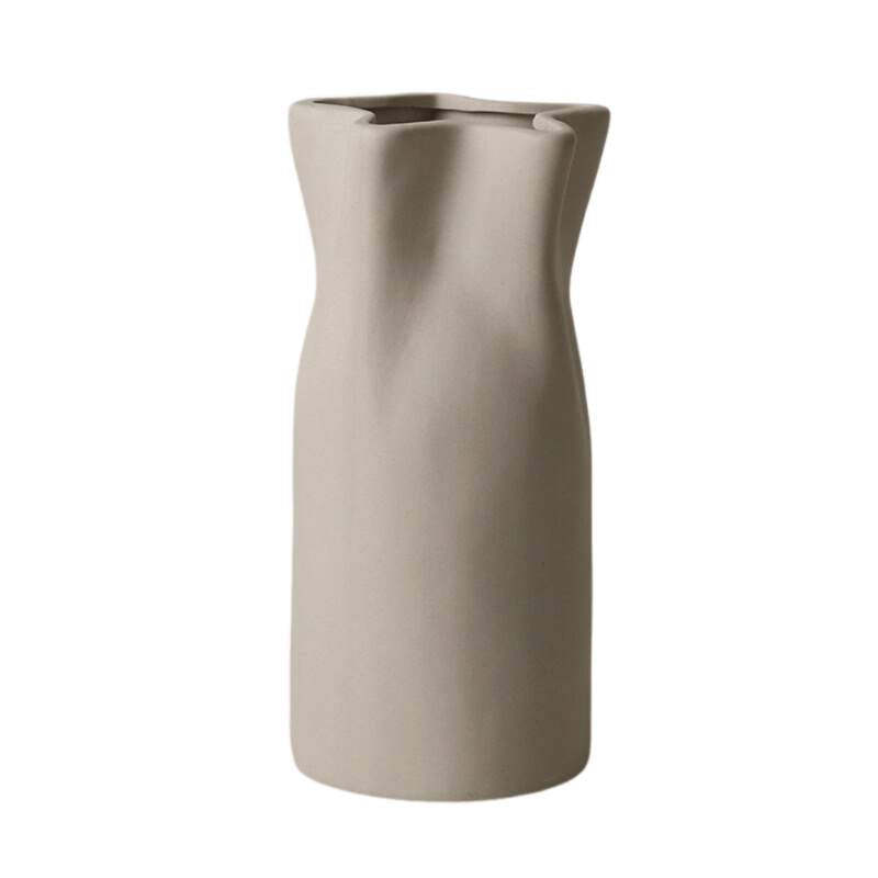 Ceramic Vase Creative Art Dried Flower Plain Floral Arrangement-xinru