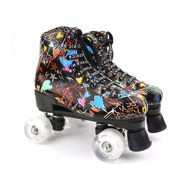 Colorful Graffiti Roller Skates-xinru shop