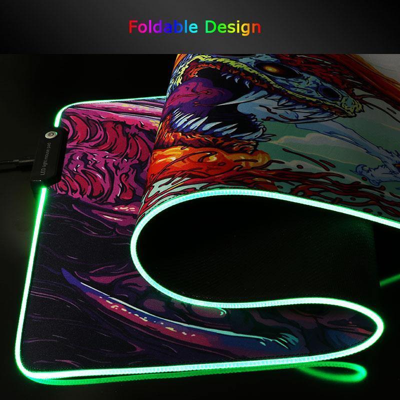 The Dragon RGB LED Mouse Mat-xinru