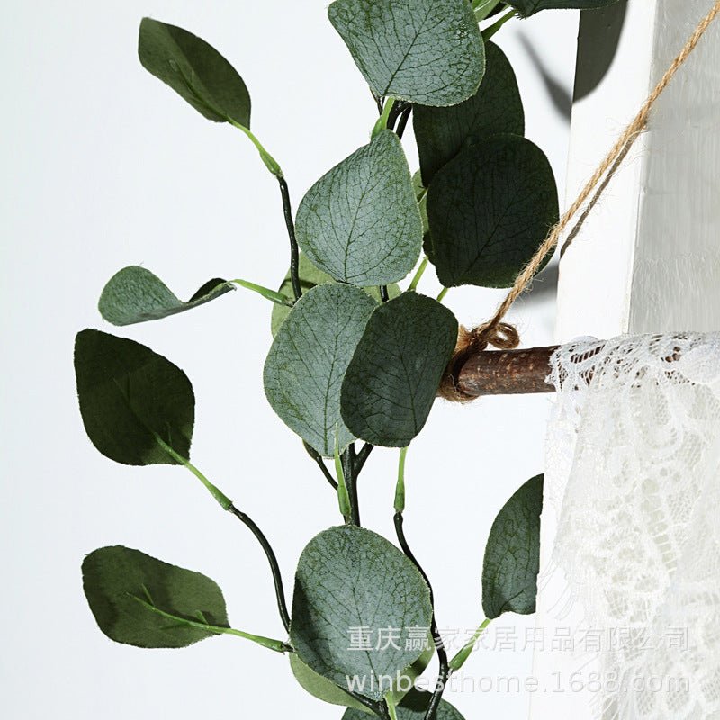Party Wedding Decoratinon Ivy Leaves Artificial Eucalyptus Garland-xinru