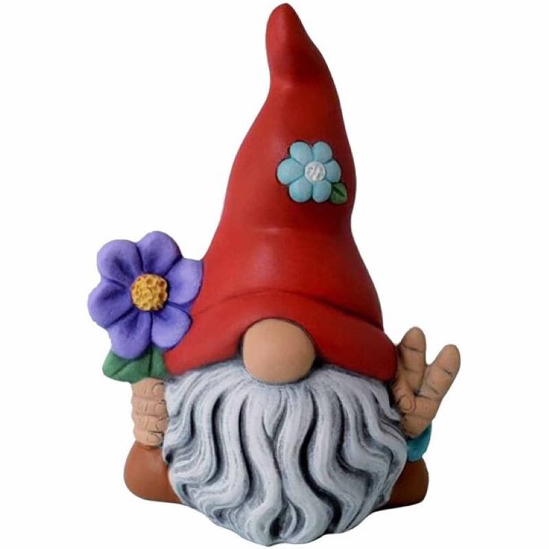 Miniature Magic Garden Gnome Resin Statue Collectible Figurines-xinru
