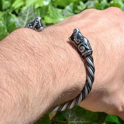 Viking Bracelet - Pewter-xinru shop