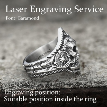 Kraken Octopus Stainless Steel Skull Ring-xinru shop