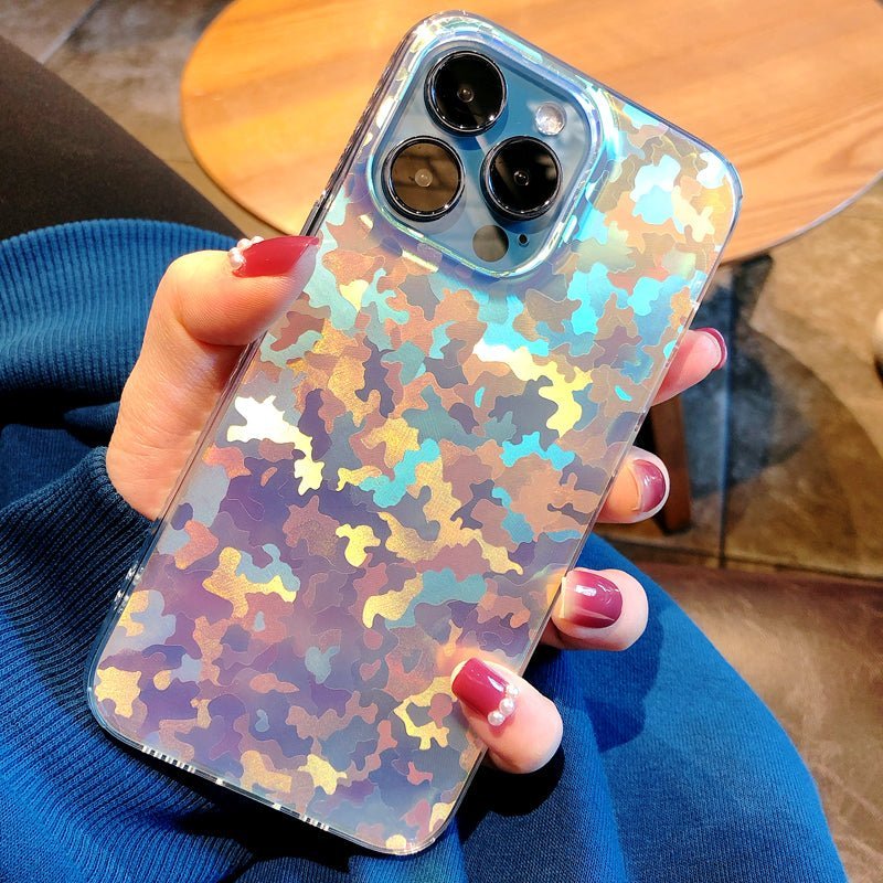 Camouflage Holographic Case-xinru
