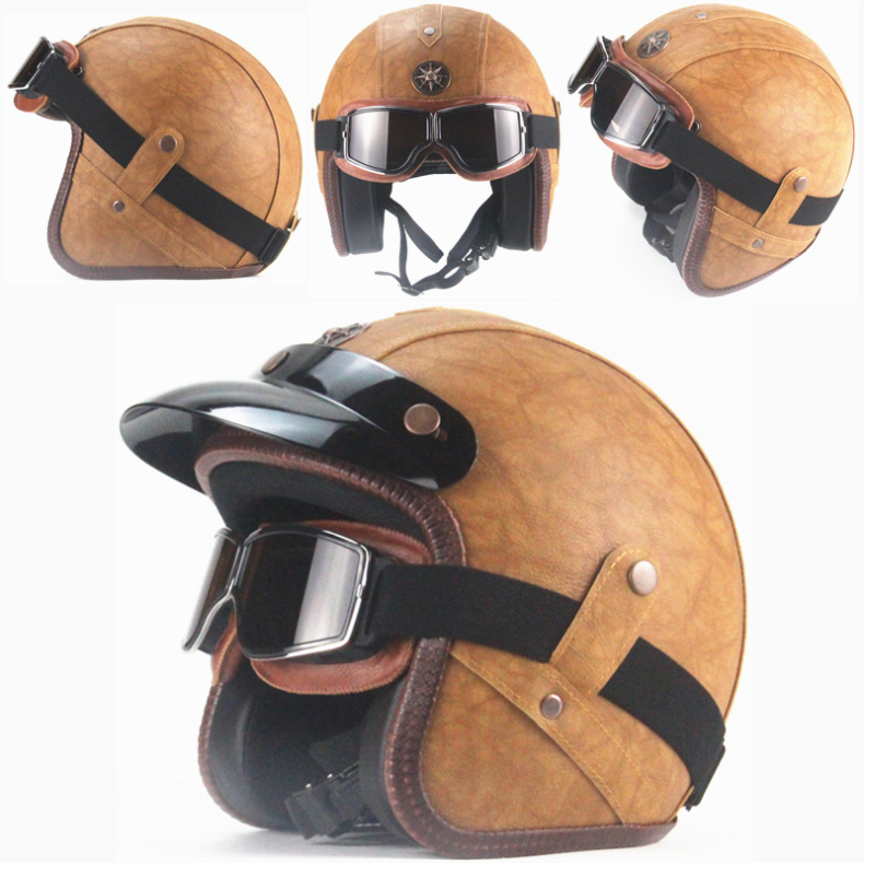 Vintage Motor Helmet-xinru shop