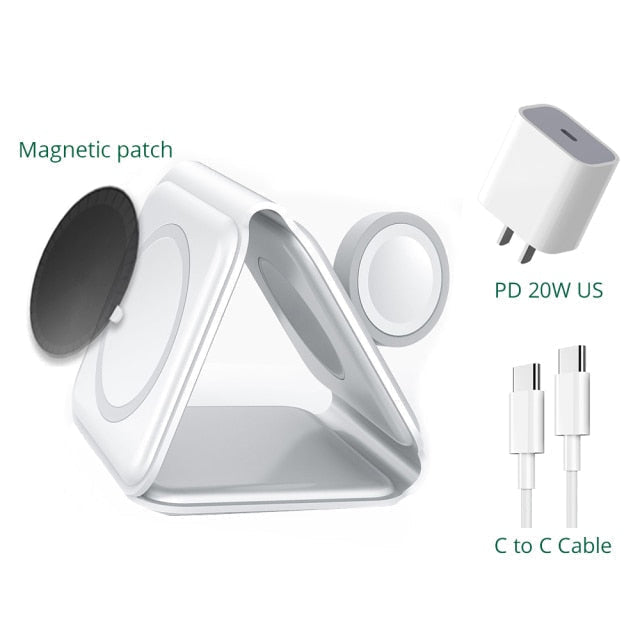 3 in 1 Foldable Wireless Charger-xinru
