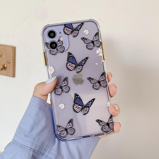 Shockproof Purple Butterfly Case-xinru
