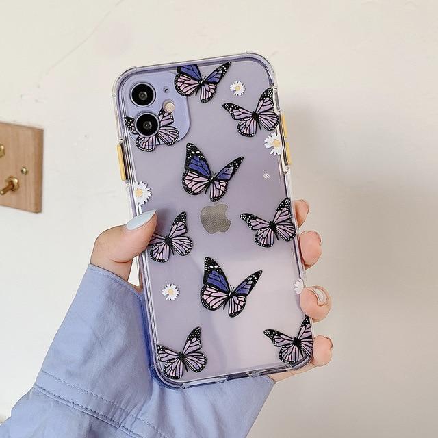 Shockproof Purple Butterfly Case-xinru