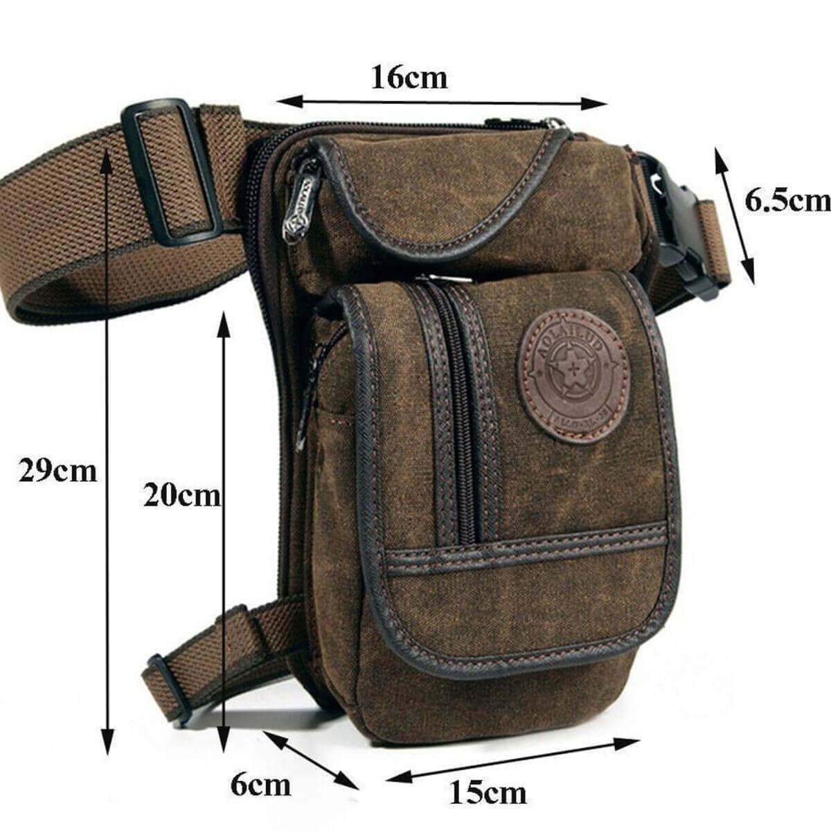 Military Travel Motorcycle Men's Rider Off-Road Thigh Waist Bag-xinru