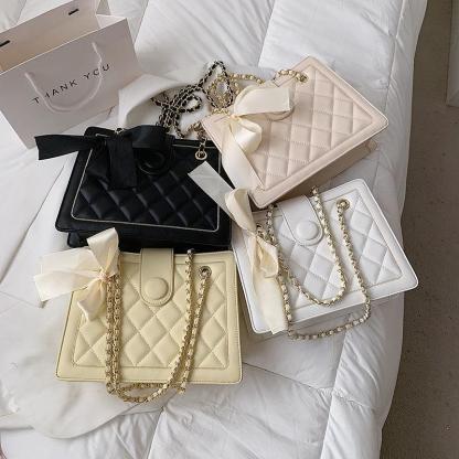 チェーンショルダーメッセンジャーバッグ-xinru shop