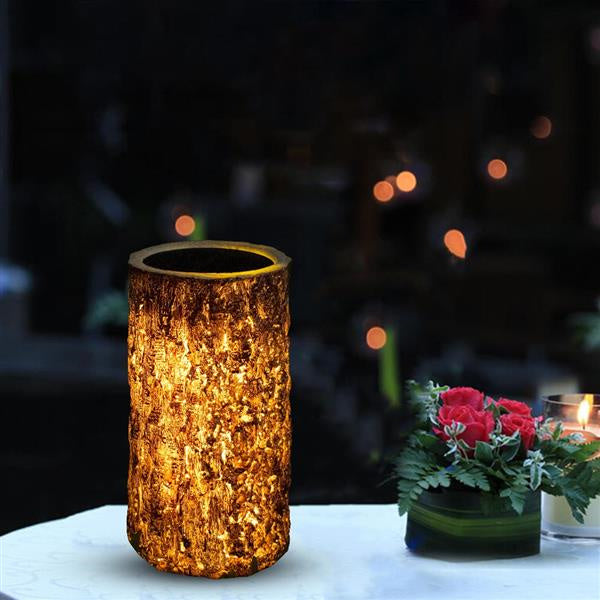 Solar Garden Stump Landscape Light Outdoor Decor-xinru