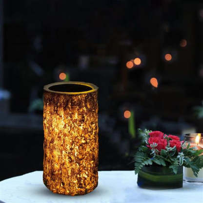 Solar Garden Stump Landscape Light Outdoor Decor-xinru