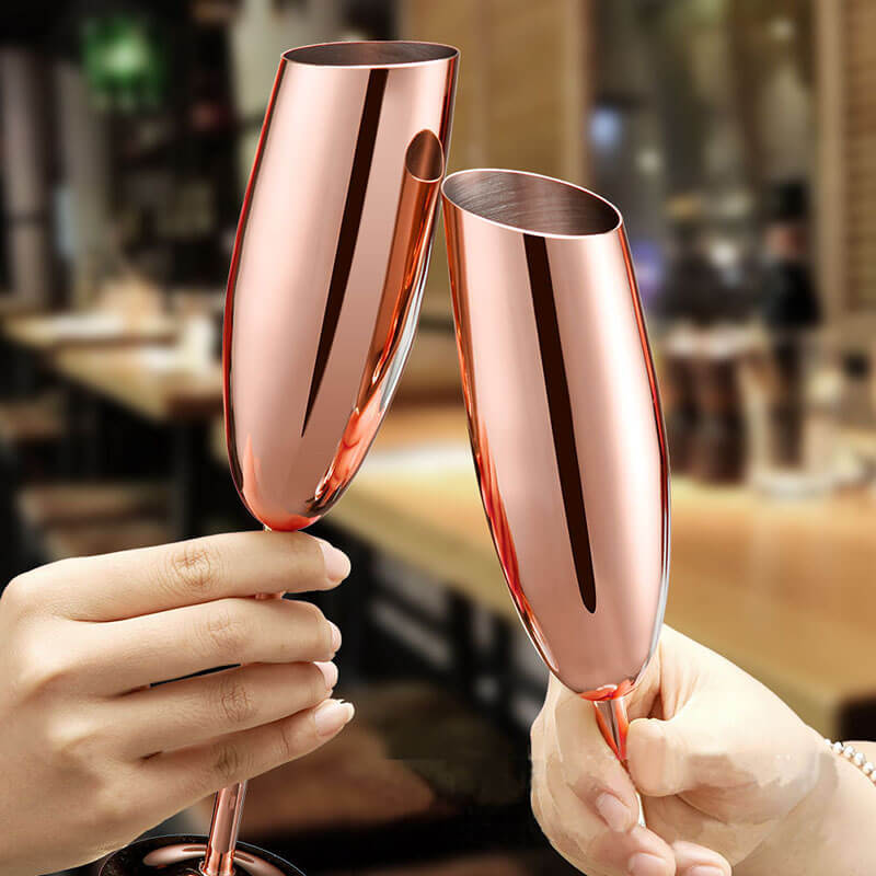 Wine Glass Stemware Party Wine Glass Cocktail 304 Stainless Steel-xinru