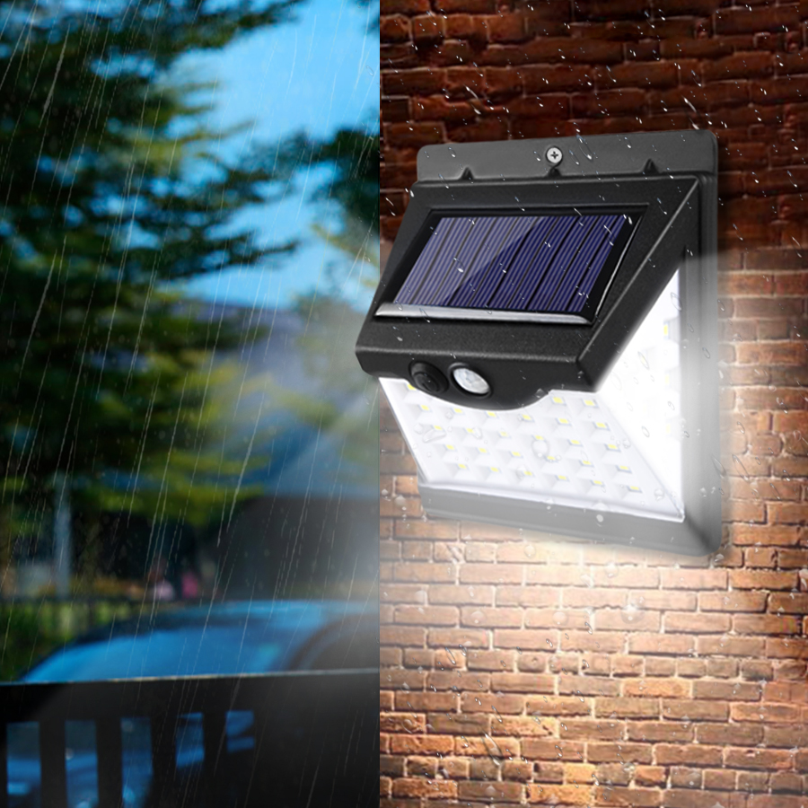 Solar Lights Outdoor 100 LED Waterproof Solar Motion Sensor Security Lights For Garden Fence-xinru