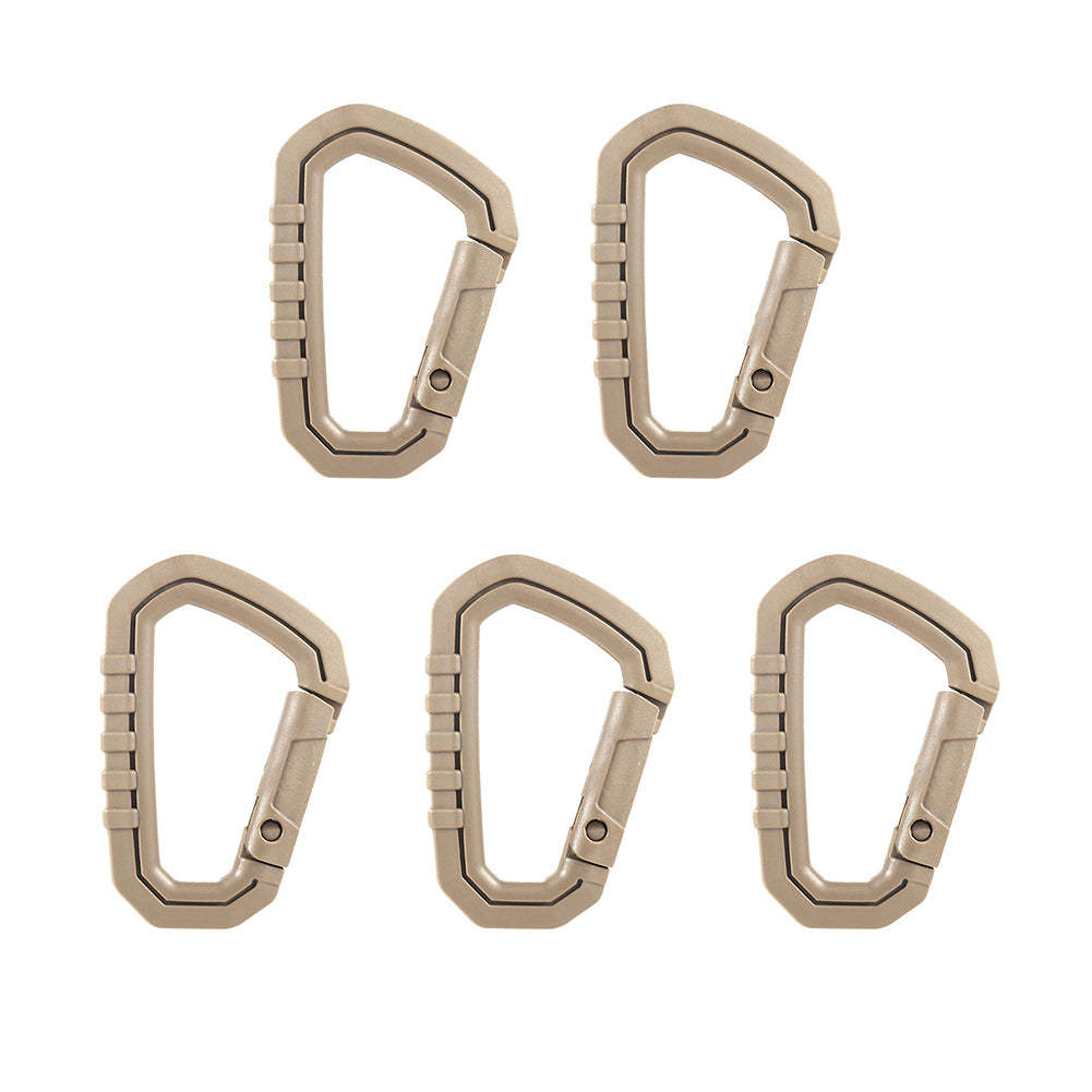 D Ring Snap Buckle Carabiner Keychain Camp EDC Tool Travelling Easy Carrying Kit-xinru