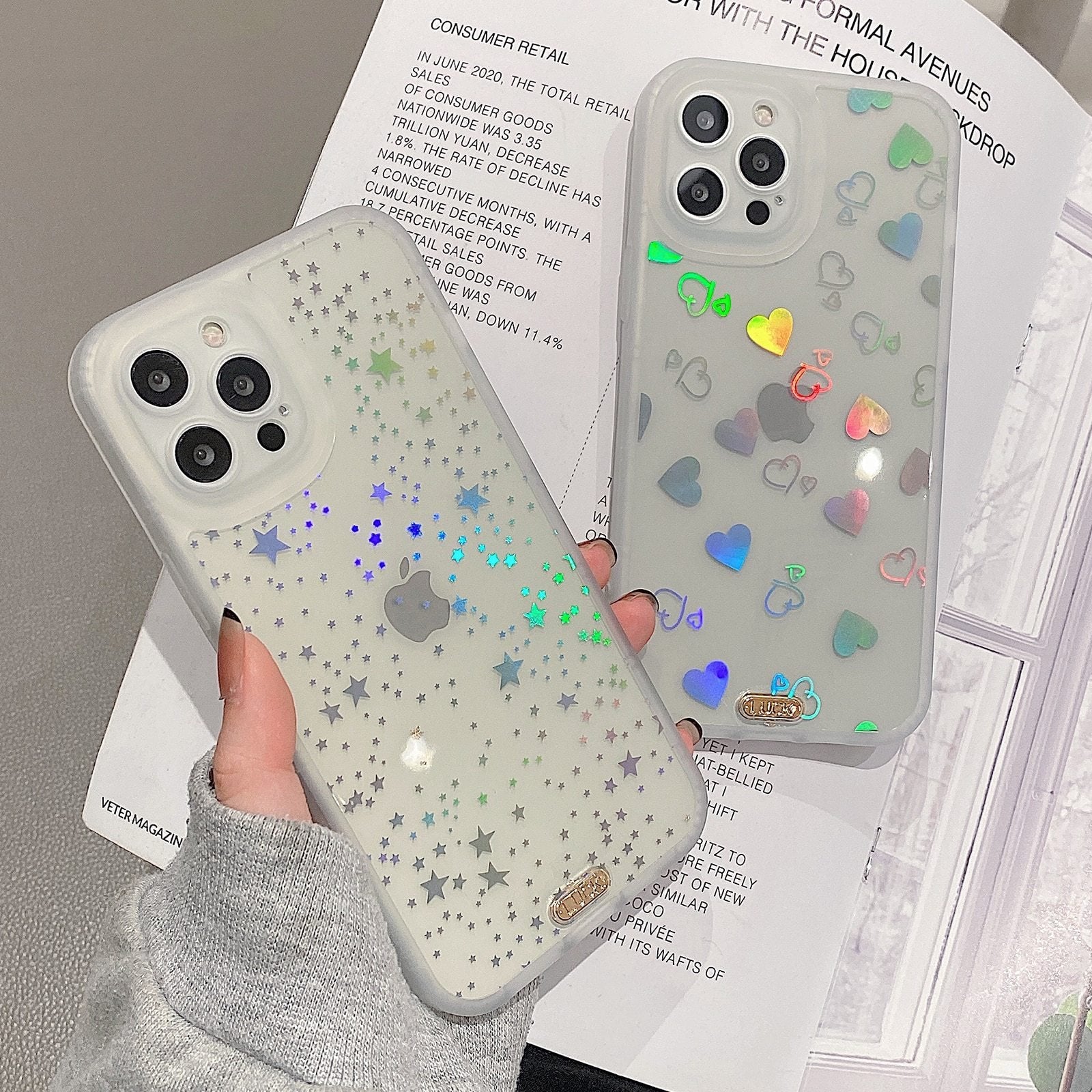 Glittery Love Star Case-xinru