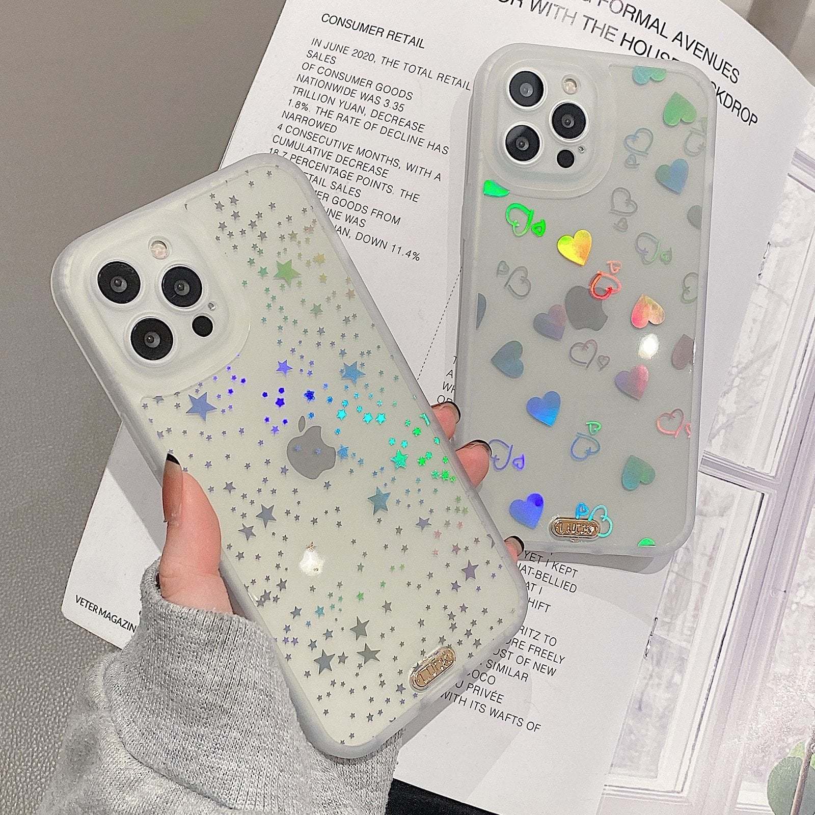 Glittery Love Star Case-xinru