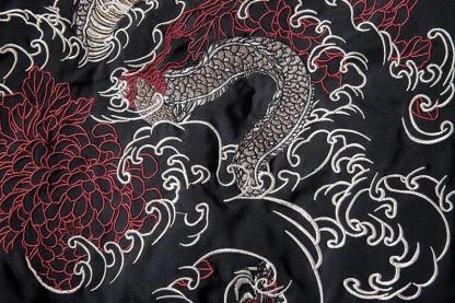 Men Dragon Embroidery Sukajan Yokosuka Oversized Pilot Jacket-xinru