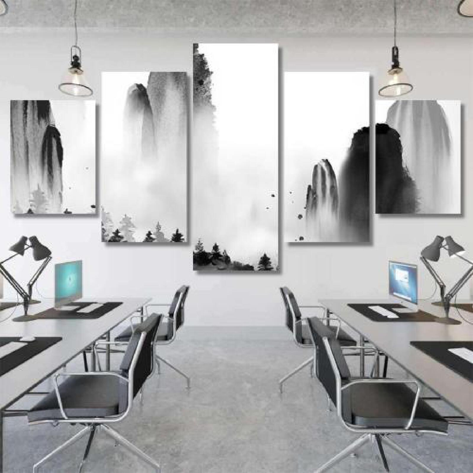 Wild Forest Trees High Mountains Fog-xinru shop