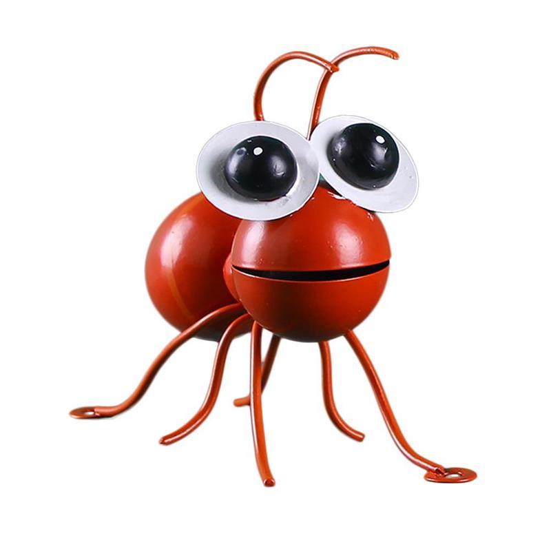 Wrought Iron Insect Garden D鑼卌or Courtyard Decoration Simulation Ornaments-xinru