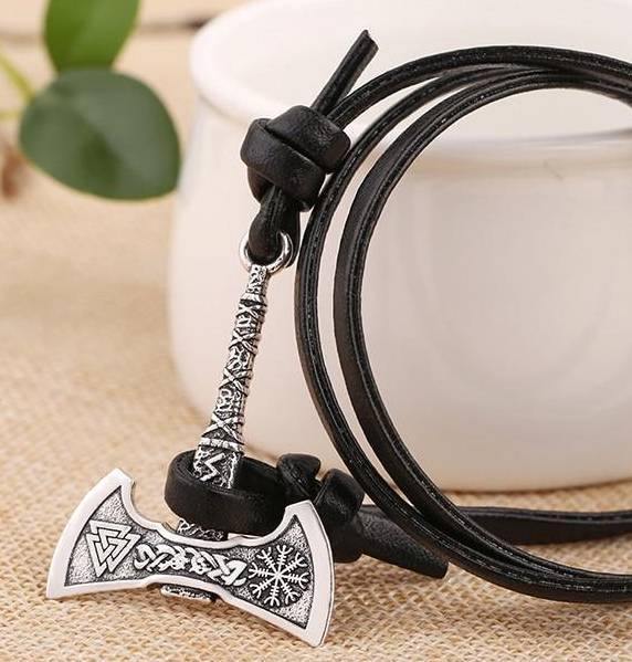 Multi-Viking Style Berserker's Axe Stainless Steel Bracelet-xinru