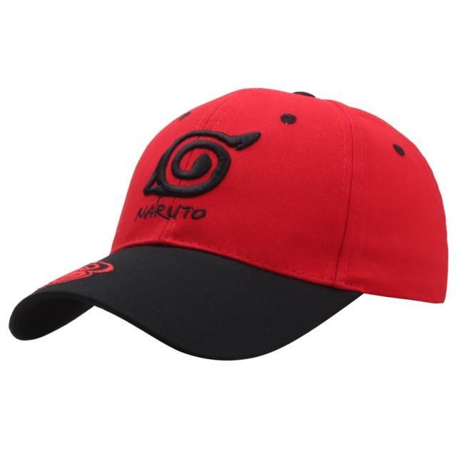 Anime Caotoon Cotton Akatsuki Embroidery Uchiha Logo Hat-xinru