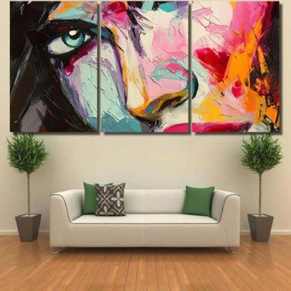 Fantasy Woman Colorful Portrait Abstract Pop-xinru shop