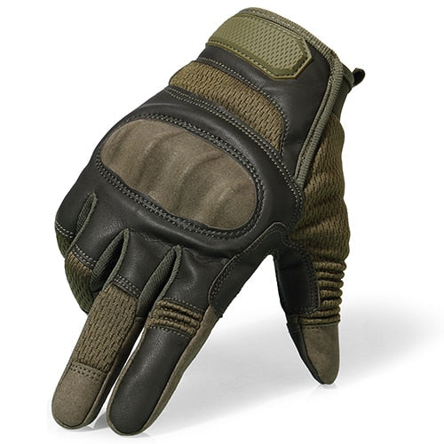Drop Resistant Abrasion Resistant Knuckle Protection Tactical Gloves-xinru