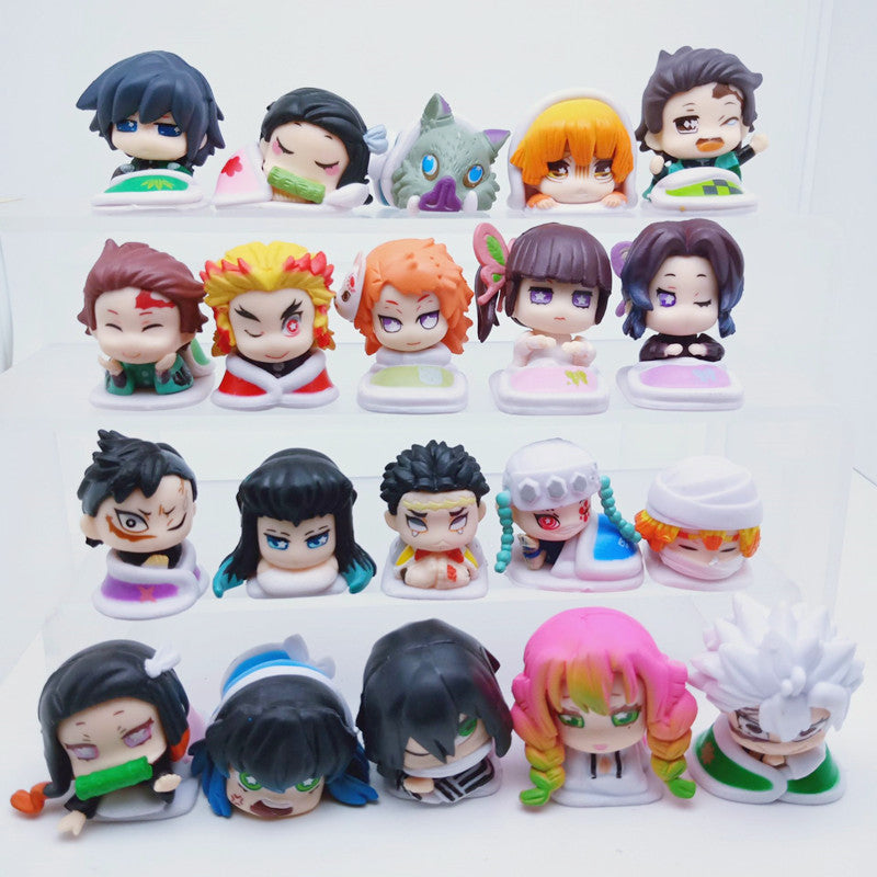 Kawaii Demon Slayer Action Figure PVC Model Toys-xinru