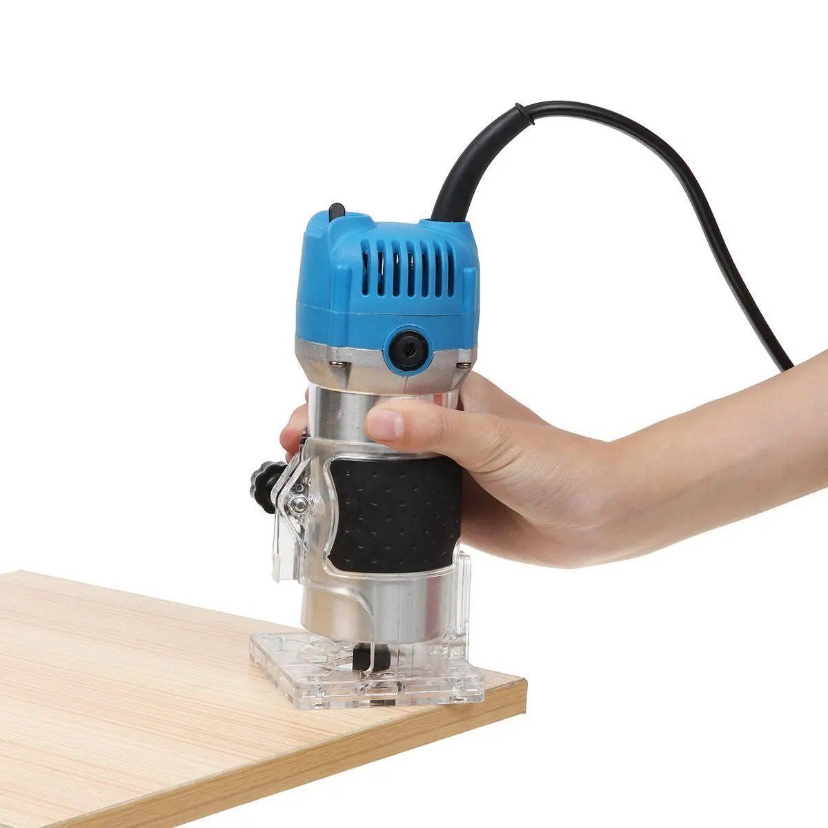 800W Wood Router Kit 110V Electric Handheld Wood Trimme-xinru