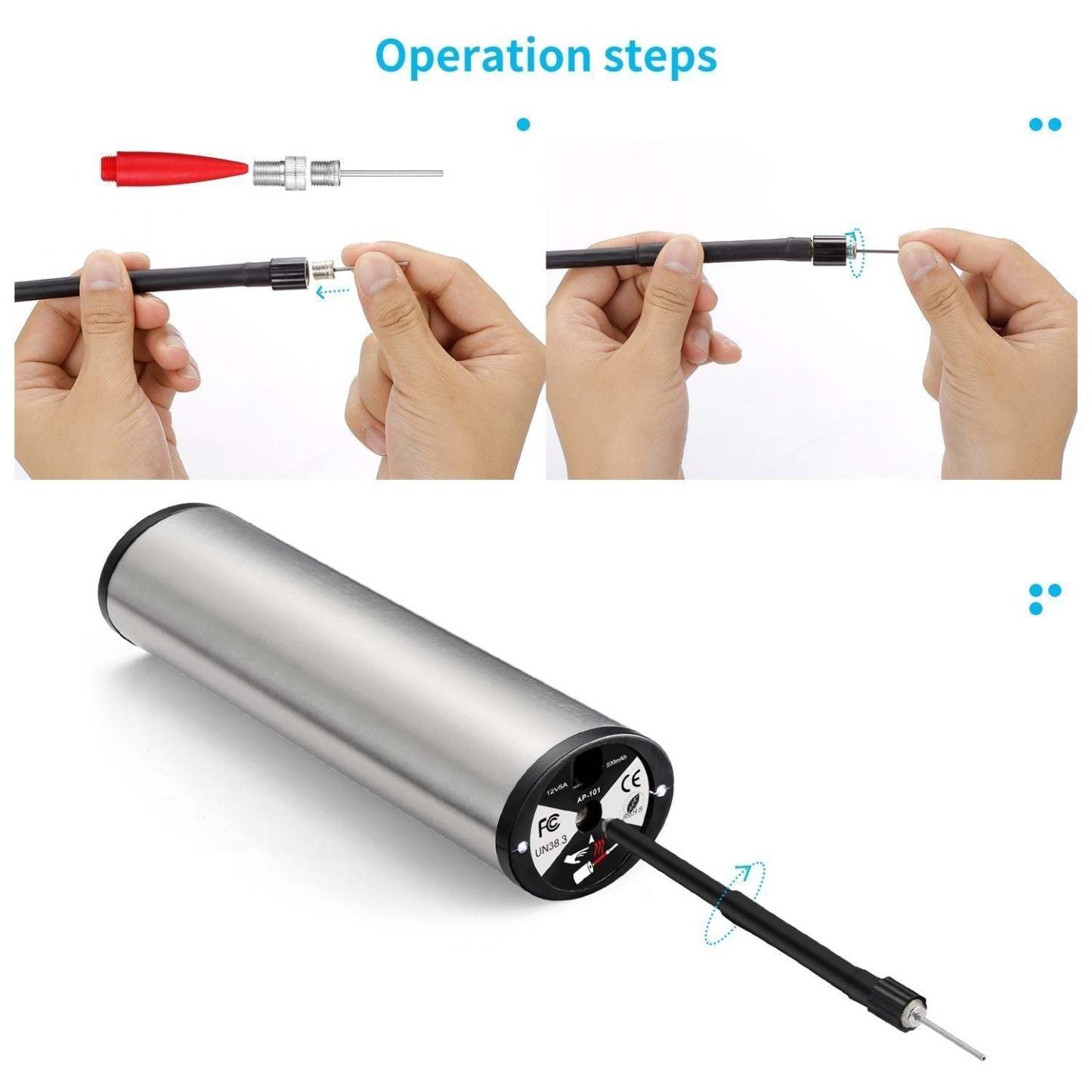 Wireless Electric Multifunction Portable Air Pump For Car And Balloon-xinru