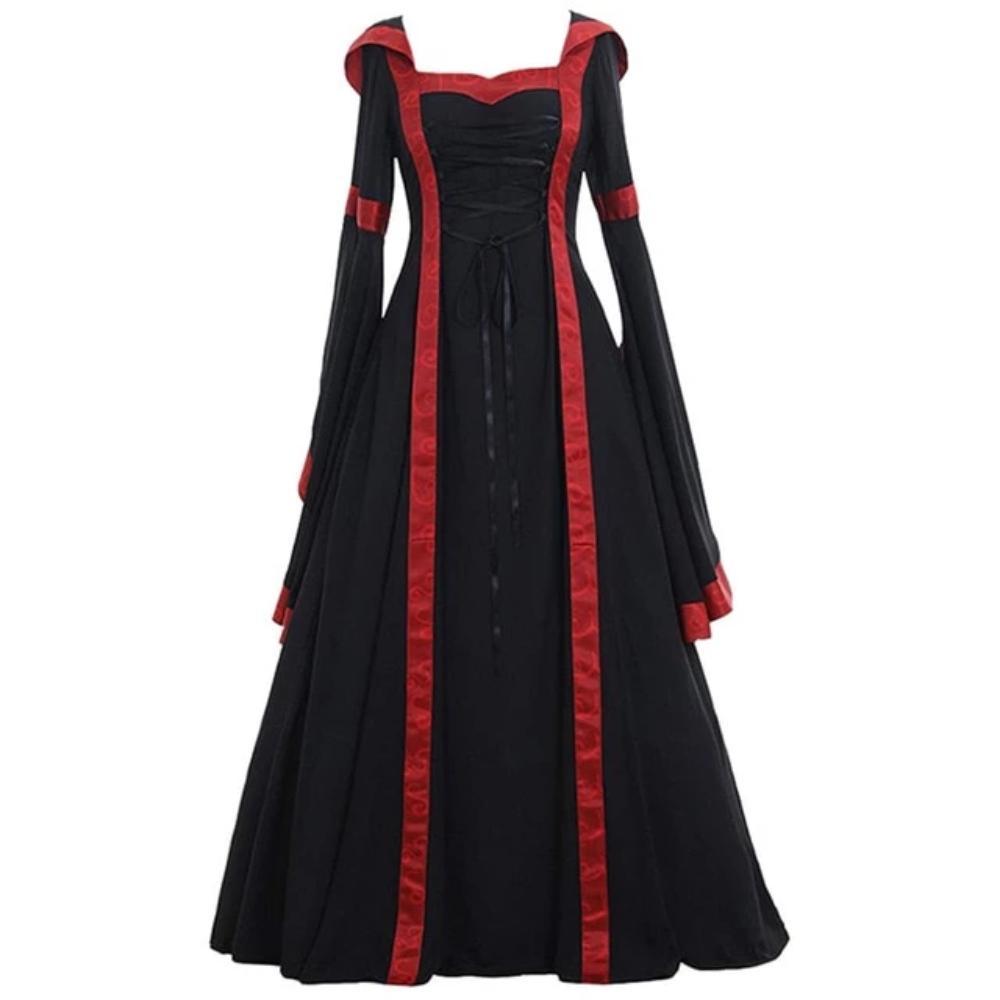Women's Vintage Victorian Renaissance Gothic Dress-xinru