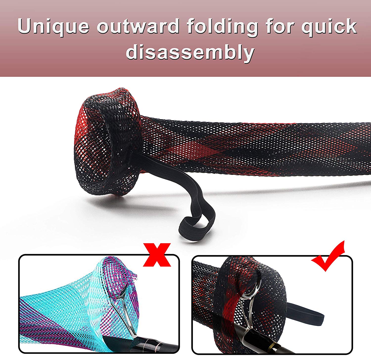 Fishing Rod Sleeves Socks Rod Gloves-xinru