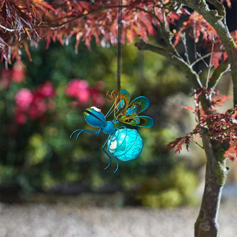 Hanging LED Solar Flying Bug Decor-xinru