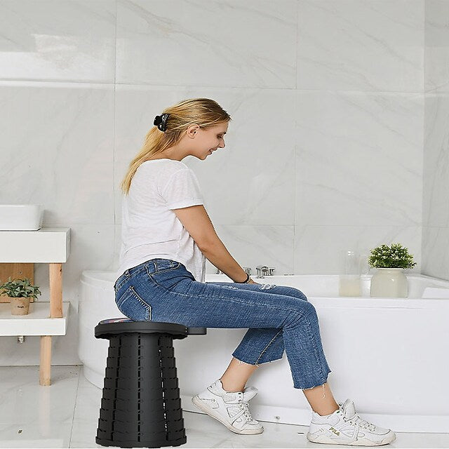 Outdoor Foldable Portable Chairs Fishing Camping Chair BBQ Telescopic Stool-xinru