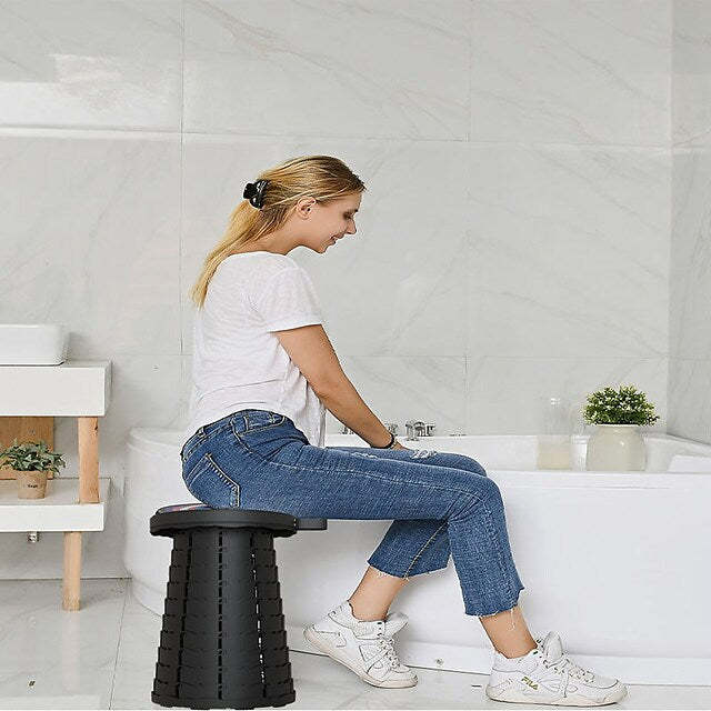 Outdoor Foldable Portable Chairs Fishing Camping Chair BBQ Telescopic Stool-xinru